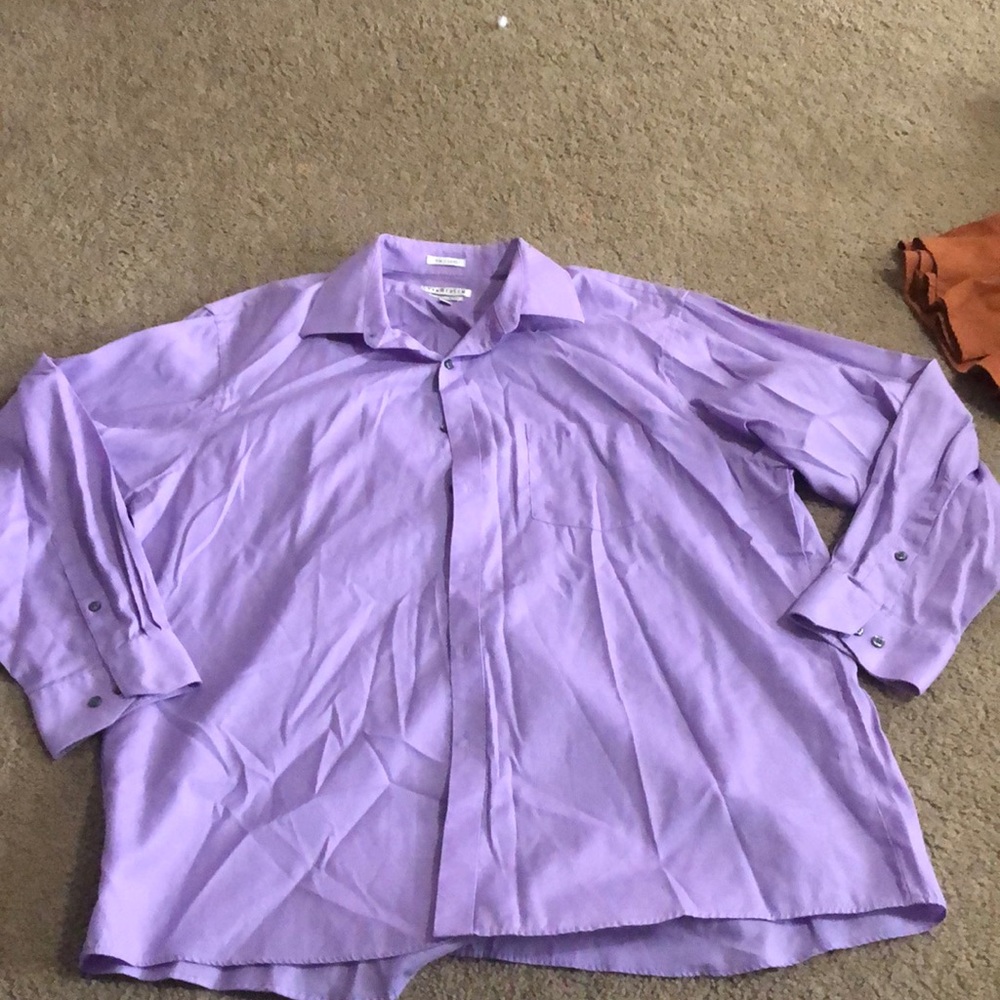 Purple dress shirt Van Heusen